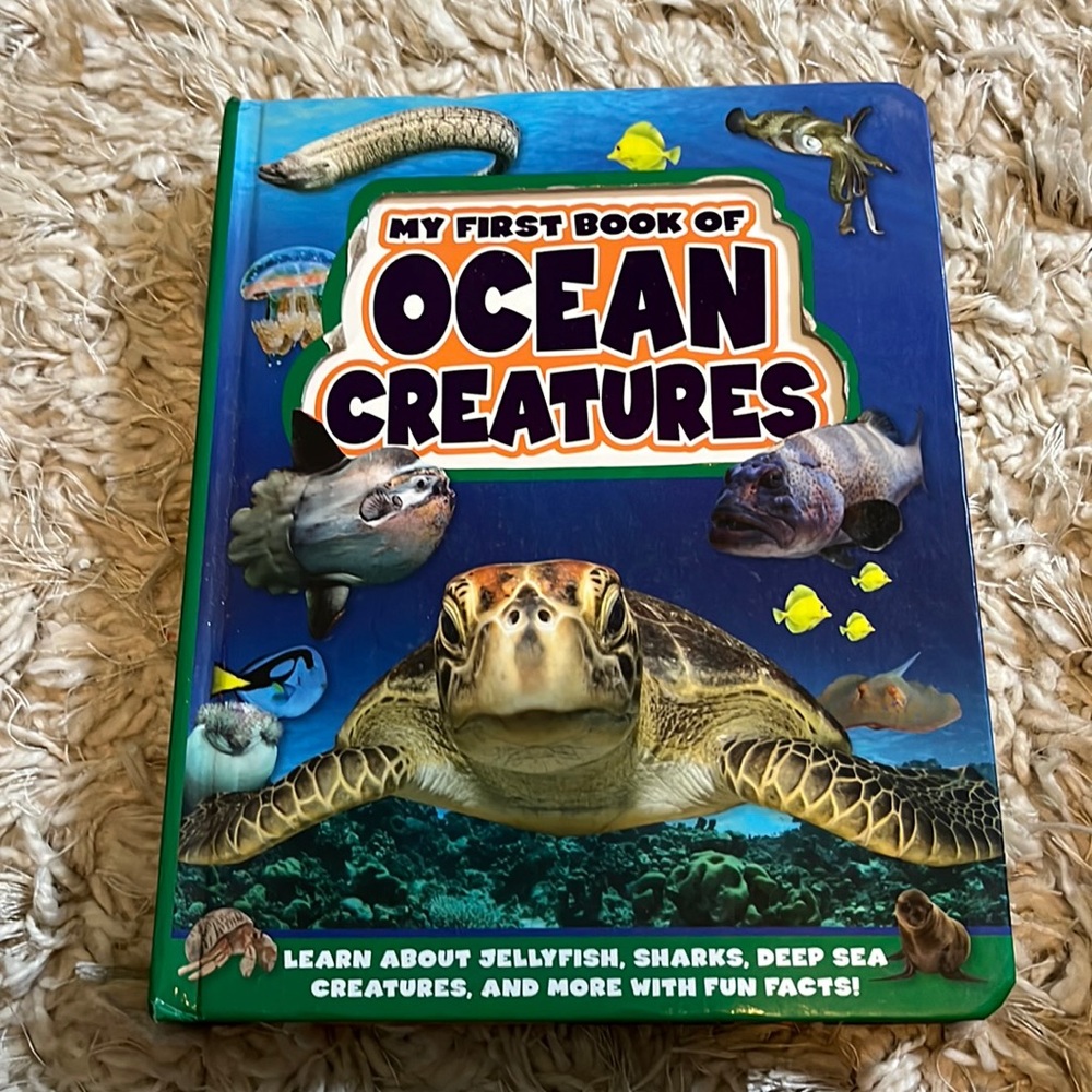My first book of ocean creatures!